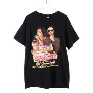 TLC & Shaggy Hot Summer Nights Tour Concert Tee Black Graphic T-Shirt Large